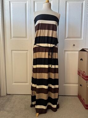 DKNY Strapless Maxi Dress, Sz M